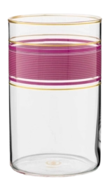 Long Drink Glass Set Pip Studio Chique Pink 360 ml (Set of 6)
