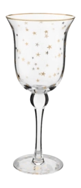 Wine Glass Set Pip Studio Stars Gold 360 ml (Set of 6)
