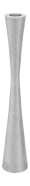Candlestick Holder VT Wonen Metal Silver 30 cm
