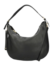 Schultertasche Fred de la Bretoniere Ruby Shoulderbag Damen Leather Black