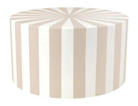 Bijzettafel vtwonen Metal Stripe Natural 43 x 23 cm