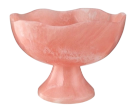 Bol de Fruits vtwonen Scalloped Resin Pink 20 x 14 cm