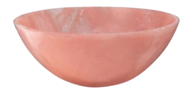 Fruitschaal vtwonen Round Resin Pink 23 x 9 cm