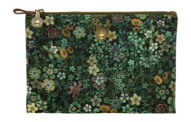 Kulturbeutel Pip Studio Tutti i Fiori Cosmetic Flat Pouch Medium Green