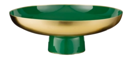 Plat de Service Pip Studio Metal Dark Green 12,5 x 35 cm
