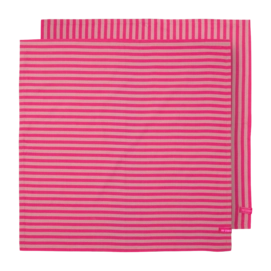 Tea Towel Pip Studio Stripes Pink 65 x 65 cm (Set of 2)