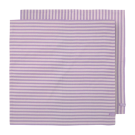 Tea Towel Pip Studio Stripes Lilac 65 x 65 cm (Set of 2)