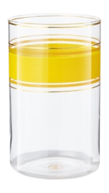 Verre Long Drink Pip Studio Chique Yellow 260 ml (Lot de 6)