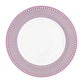 Dinner Plate Pip Studio Lily & Lotus Tiles Lilac 26.5 cm (Set of 6)