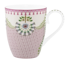 Mug Pip Studio Lily & Lotus Tiles Lilac 350 ml (Set of 6)