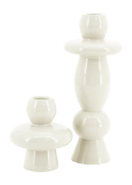 Kandelaar By-Boo Barolo Beige (Set van 2)