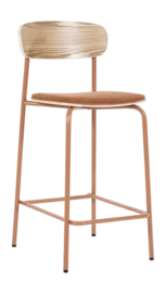 Barstoel By-Boo Barstool Skola - Terracotta