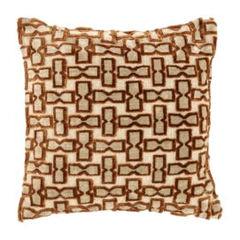 Sierkussen By-Boo Stunda - Terracotta (45 x 45 cm)