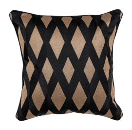 Sierkussen Eichholtz Splender Square Black Gold (50 x 50 cm)