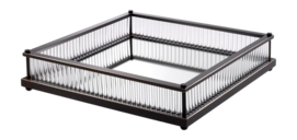 Tray Eichholtz Cora Square Bronze Highlight Finish