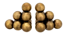 Boekensteun Eichholtz Carioca Vintage Brass Finish (Set van 2)