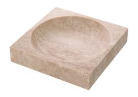 Schaal Eichholtz Bowl Boyd Travertine