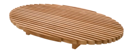 Bijzettafel Buiten Eichholtz Outdoor Anjuna Natural Teak