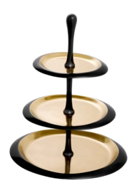 Taartplateau Eichholtz Gitano L Black Nickel Finish