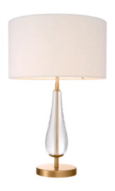 Tafellamp Eichholtz Stilla Antique Brass Finish Incl Shade