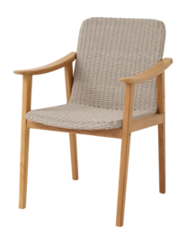 Tuinstoel Eichholtz Outdoor Honolulu Natural Teak Faux Rattan 25