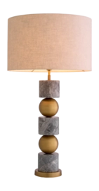 Tafellamp Eichholtz Levy Grey Marble Incl Shade