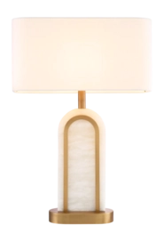 Tafellamp Eichholtz Palladio Alabaster Incl Shade