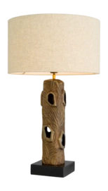 Tafellamp Eichholtz Vigentino Vintage Brass Finish Incl Shade