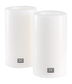 Kunstkaars Eichholtz Ø 10 x H. 18 cm White (Set van 2)