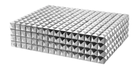 Opbergbox Eichholtz Box Viviënne L Nickel Finish