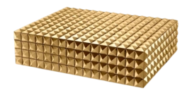 Opbergbox Eichholtz Box Viviënne L Gold Finish