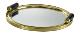 Tray Eichholtz Grimoldi Polished Brass