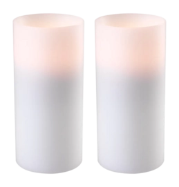 Kunstkaars Eichholtz Deep Ø 10 x H. 21 cm White S/2
