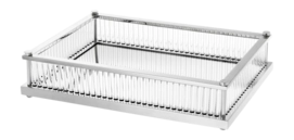 Tray Eichholtz Cora Rectangular Nickel Finish