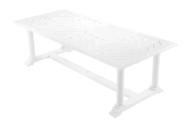 Tuintafel Eichholtz Outdoor Bell Rive Rectangular White