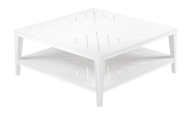 Bijzettafel Buiten Eichholtz Outdoor Bell Rive Square White
