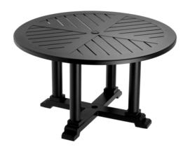 Tuintafel Eichholtz Outdoor Bell Rive Round S Black