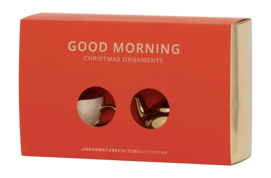 Kerstdecoratie Urban Nature Culture Good Morning Christmas Set Pink Gold