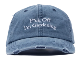 Cap Bram's Fruit F*ck Off Distressed Herren Washed Navy