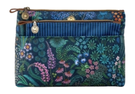 Trousse de Toilette Pip Studio Caryn Cosmetic Bag Combi Querida Velvet Dark Blue