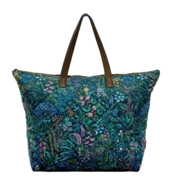 Draagtas Pip Studio Tilda Tote Bag Querida Quilted Velvet Dark Blue