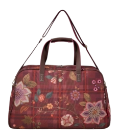 Travel Bag Pip Studio Tovy Weekend Bag Medium Flores Felices Red