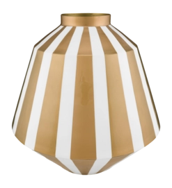 Vaas Pip Studio Metal Stripes White-Gold 35 cm