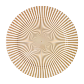 Plat et Saladier Pip Studio Metal Stripes White-Gold 32 cm (Ensemble de 2)