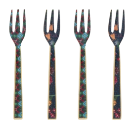 Kuchengabel Pip Studio Berry Blues 14,5 cm (Set von 4)