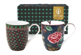 Mok Pip Studio Berry Blues 450 ml (Set van 2)