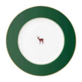 Cake plate Pip Studio Love Birds Dark Green 17 cm (Set of 6)