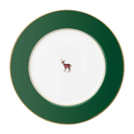 Breakfast plate Pip Studio Love Birds Dark Green 21 cm (Set of 6)