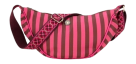 Schoudertas Pip Studio Freya Half Moon Cross Body Bag Stripe Pink