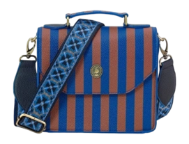 Sac à Bandoulière Pip Studio Frances Cross Body Bag Small Stripe Blue